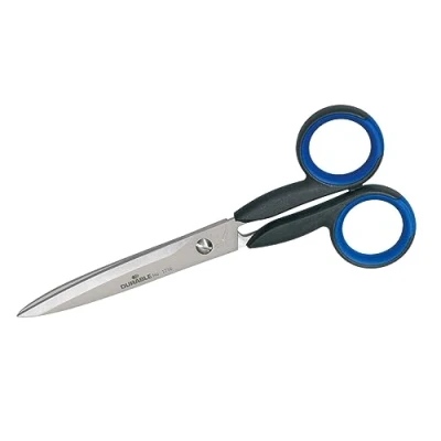 Image de Durable 171601 Supercut Ciseaux Universels 15 cm Acier Inoxydable Dépoli Noir/Bleu