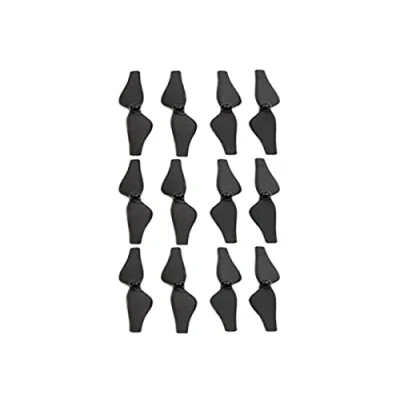 Image de DR1 Hélices pour DJI Tello Drones, Faible Bruit, Fixation Rapide, Repliable, Conception Aérodynamique, Bruit Minimum, Hautes Performances 3 Jeu Complet Noir et Argent
