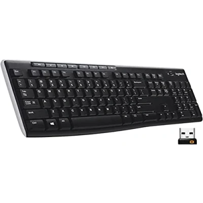 Image de Logitech K270 Clavier Sans Fil pour Windows, Espagnol QWERTY Noir