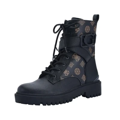 Image de GUESS Femme Orana Rangers, Noir/Marron, 38 EU