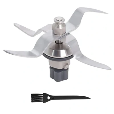 Image de Poweka Lame de Rechange Compatible avec Silvercrest Monsieur Cuisine Connect et Smart Robot en Acier Inoxydable Joint Brosse Nettoyage