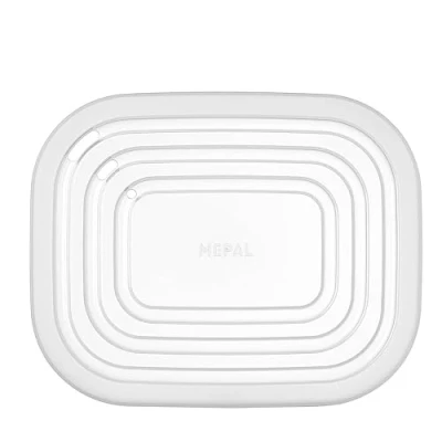 Image de Mepal Cirqula Couvercle Pour Micro ondes Rectangulaire Résistant à la Chaleur le Récipient des Aliments Transparent au &amp; Lave vaisselle