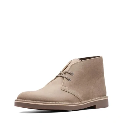 Image de Clarks Homme Bushacre 2 Bottine Chukka, Daim Vieilli Taupe, 44 EU