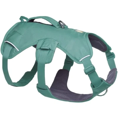 Image de Ruffwear, Web Master Harnais de soutien multi usage pour chien, randonnée et course à pied, service travail, quotidien, vert roche rivière, taille L/XL