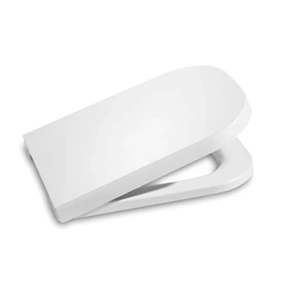 Image de Roca A80173200B Siège et couvercle Supralit®, Chute amortie, The Gap Square Compact, Blanc