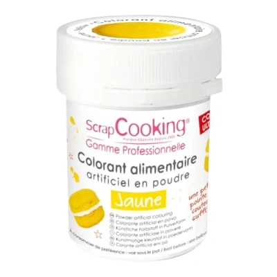 Image de SCRAP COOKING Colorant Artificiel en Poudre Jaune, 5 g