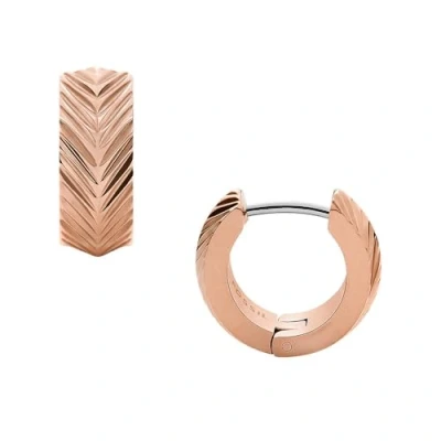 Image de Fossil Harlow Earrings Boucles d&#039;oreilles Rose goldcoloured, Femme, Taille: One Size, gold coloured