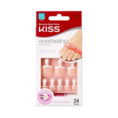 Image de Kiss Nail Kit, Toenail, No Chip, Real Short, Limitless, EFT01 1 kit