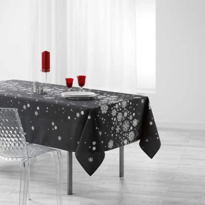 Image de douceur d&#039;interieur 1626495 Paire, Polyester, Blanc, 2 x 90 CM