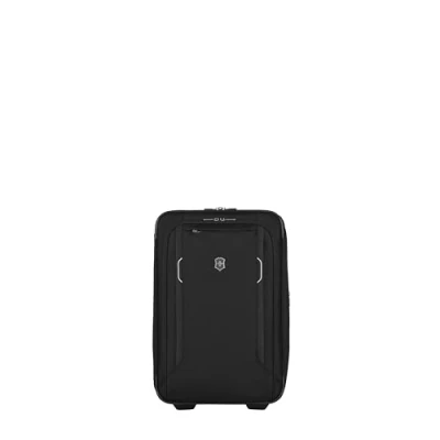 Image de Victorinox Werks Traveler 6.0 Softside Carry on, Bagage Cabine, Vertical à 2 roulettes, Femmes/Hommes, 23 x 35 55, Noir
