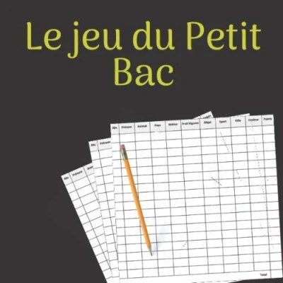 Image de Le jeu du Petit Bac: de Société, Baccalauréat, bac, Carnet grilles composé 100 feuilles score