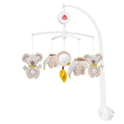 Image de Fehn Mobile musical Australia pour aider bébé à s&#039;endormir avec animaux mignons boîte musique mélodie &quot;Berceuse de Brahms&quot; lit accessoires jouets bébés 0 5 mois