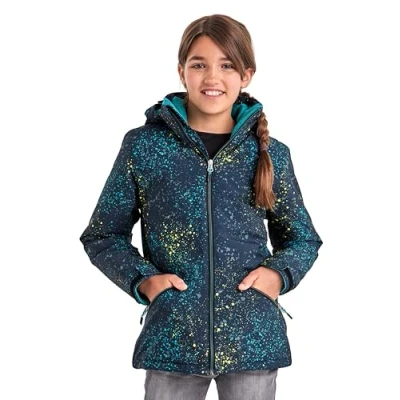 Image de Killtec Fille Kow 197 Grls Jckt Veste D&#039;extérieur/veste Fonctionnelle Avec Capuche, Dark Navy, 152 EU