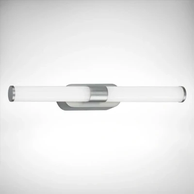 Image de B.K.Licht Lampe à miroir LED pour la salle de bain avec couleur lumière blanc neutre, IP44 protégée contre les projections d&#039;eau bain, luminaire murale LED, 7W, 40 cm, chrome mat