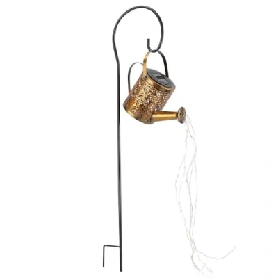 Image de Balise solaire LED décorative à planter LUMISKY ARROSY H78 cm Forme d&#039;arrosoir