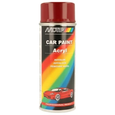 Image de MOTIP 41300 Peinture combinée pour voitures 400ml aérosol Rouge Waxcoating transparent brown 1 l
