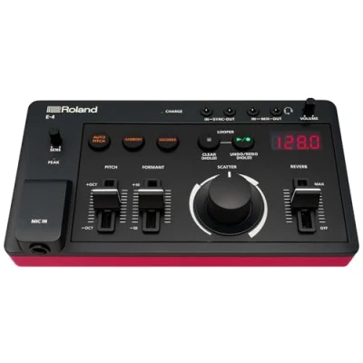 Image de MODIFICATEUR de VOIX E 4 AIRA COMPACT Roland Un outil pour la voix, doté puissants effets transformation Vocoder Looper Harmony Auto Pitch MIDI