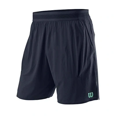 Image de Wilson Homme SHORT, KAOS MIRAGE 7 Nylon/Spandex, Bleu Gris (Outer Space), Taille S, WRA789001SM