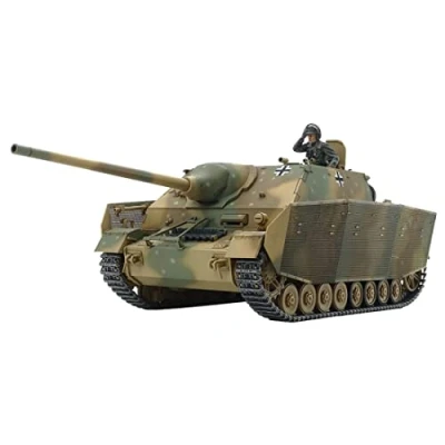 Image de TAMIYA 35381 1:35 DT. Jagdpanzer IV/70(A) avec PE kit de modélisation en Plastique, à Assembler, Reproduction détaillée, Non Peint