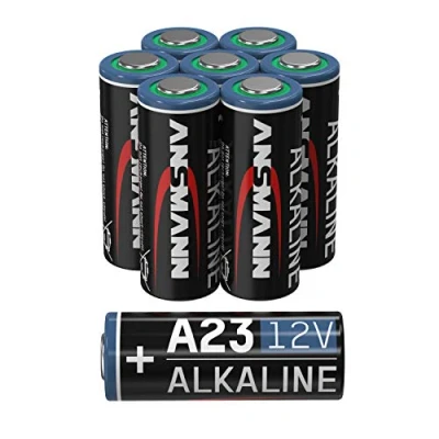 Image de ANSMANN Piles alcalines A23 (Lot de 8) 12 V pour tensiomètre électronique, thermomètre numérique, liseuse, etc. jetables à Hautes Performances