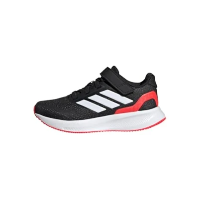 Image de adidas Performance Runfalcon 5 Baskets basses pour enfants, Taille: 28, Core black cloud white lucid red Tissu / matière synthétique