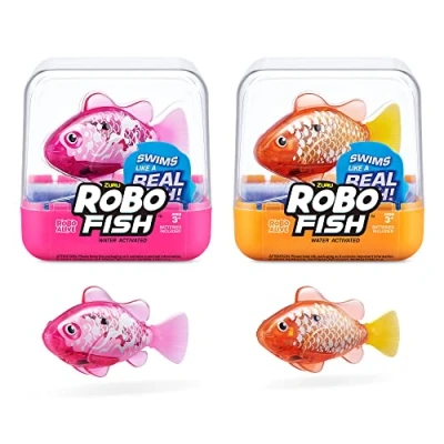 Image de Robo Fish Series 3 Poisson Nageur robotique (Rose et Orange)
