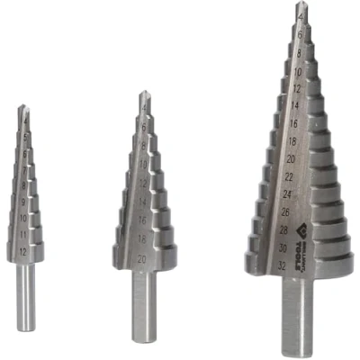 Image de BRILLIANT TOOLS BT101925 Jeu de forets étagés, 3 pcs, Ø 4 32 mm [Powered by KS TOOLS]