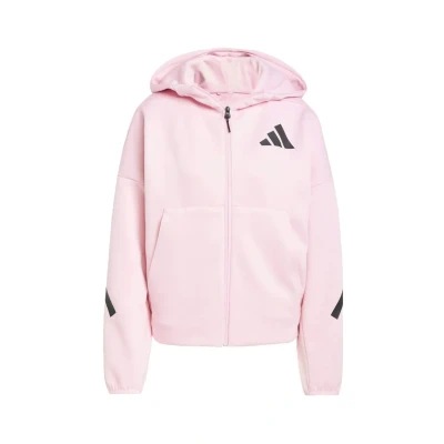 Image de Adidas Z.n.e. Femme Sweats à capuche Rose Taille: 34 Poly Mesh Foot Locker