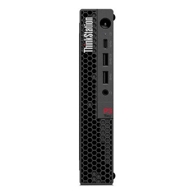 Image de Lenovo ThinkStation P3 Tiny Intel® Core™ i7 14700 32 Go DDR5 SDRAM 1 To SSD NVIDIA T1000 Windows 11 Pro Mini PC Station de travail Noir Neuf