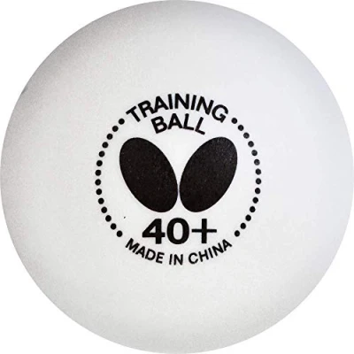 Image de Butterfly Ballon d&#039;entraînement 40+ Balle utilisée pour l&#039;entraînement Disponible en boîte de 6 ou 120 balles Blanches Comparable à Une Trois étoiles et Parfait