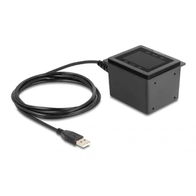 Image de Delock Scanner de codes barres USB 1D &amp; 2D filaire pour montage stationnaire Version allemande