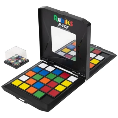 Image de Rubik&#039;s RACE Jeu de Casse Tête Coloré société Classique 3X3 Stratégie Ultime Face à pour Deux Joueurs Jeux Jouet Enfant 7 Ans et +