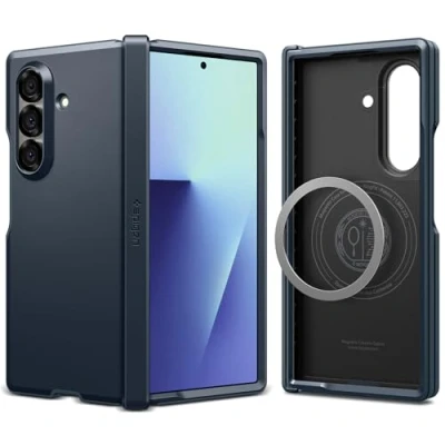 Image de Spigen Tough Armor Pro MagFit Coque Compatible avec Samsung Galaxy Z Fold 7 Ardoise Métallisée