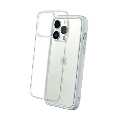 Image de RhinoShield Coque Compatible avec [iPhone 13 Pro] Mod NX Protection Fine Personnalisable Technologie Absorption des Chocs [sans BPA] Gris Platine