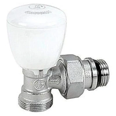 Image de Giacomini Robinet thermostatique equerre R431 Ref. R431X032 A visser M Alim. : 16 diametre 3 8