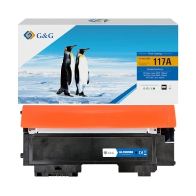 Image de G&amp;G Toner compatible avec HP 117A W2070A Noir