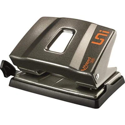 Image de Maped Perforateur 2 trous Universal en métal Capacité 20 à 25 feuilles Système de calage optimisé et réserve confettis Coloris Aléatoire
