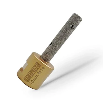 Image de DT DIATOOL Trépan de Fraisage Diamantée 10mm pour Agrandir Trous Dans Carrelage Porcelaine Marbre Céramique Granit