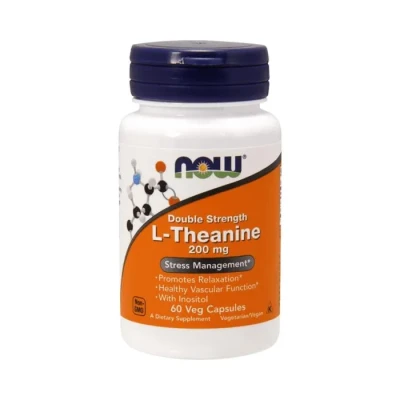 Image de Now Foods THEANINE 200 MG, 60 VCAPS