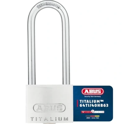 Image de Abus 64TI/40hb63 40 x 63 mm Titalium Cadenas avec clé Unique à Anse Longue Ka6412