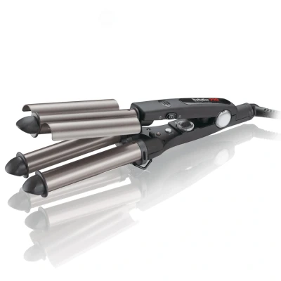 Image de Babyliss Pro, Fer à onduler triple branches, Réf BAB2269TTE 140 220, fonction Ondulante, Titane Tourmaline 19mm, 22mm