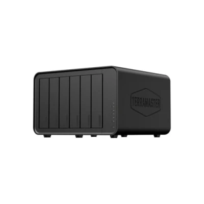 Image de TERRAMASTER F6 424 NAS Stockage 6 Baies Processeur Quad Core N95, 8 GB de RAM DDR5, Deux Ports 2.5 GbE, Haute Performance (sans Disque)