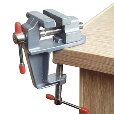 Image de Sourcemall Mini étau d&#039;établi Petite pince de table Outil réparation pour loisirs créatifs Plage serrage : 0 3 cm