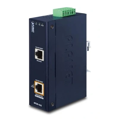 Image de PLANET IPOE 162 commutateur réseau Gigabit Ethernet (10/100/1000) Connexion Ethernet, supportant l&#039;alimentation Via ce Port (PoE) Noir
