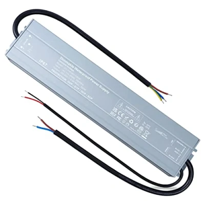 Image de REYLAX Transformateur 220V 24V Dimmable étanche IP67 Alimentation LED Transfo DC 100W 4.17A Driver de Tension Constante Pilote Basse pour Ampoule à Bande Lumineuse