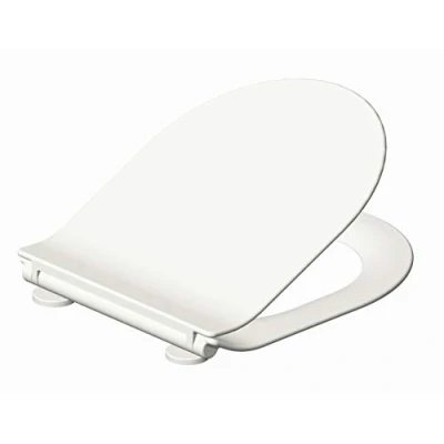 Image de Grünblatt Abattant de WC qualité supérieure en duroplast Avec système d&#039;abaissement automatique Amovible pour le nettoyage (Star)
