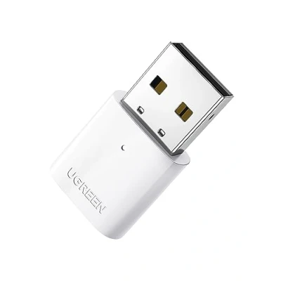 Image de UGREEN Dongle Bluetooth 5.0 Clé pour PC Adaptateur Carte USB Manette de Jeu Casque Écouteur Enceinte Souris Clavier Imprimante Compatible avec Windows 11 10 8.1 7 (Blanc)