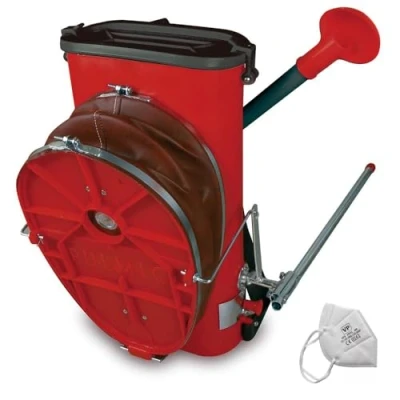 Image de Épandeur à Poudre 12 kg pulmic Dragon 12k Sac Dos avec Soufflet Manuel pour soufre, Terre de diatomée et insecticides buse orientable Application Produits phytosanitaires
