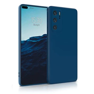 Image de MyGadget Coque pour Huawei P40 Case TPU Souple &amp; Soft Cover Protection Extra Fine Légère Étui Coloré Anti Choc et Rayures Bleu foncé
