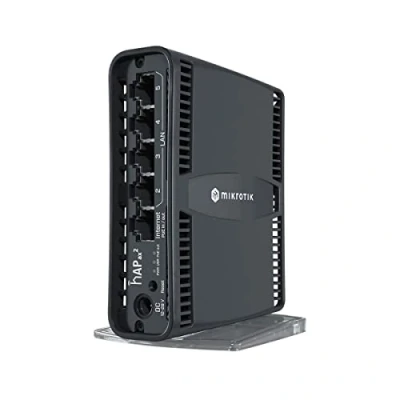 Image de MikroTik hAP ax2 with Quad Core IPQ 6010 864 MHz CPU, 1GB, W127040305 (IPQ 1GB RAM, 5 x Gbit LAN (1 PoE Out), Built in 2.4GHz 802.11ax Dual)